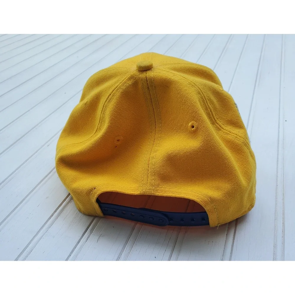 New Era 9FIFTY Golden State Warriors The City Snapback Hat Yellow Blue NBA OSFM